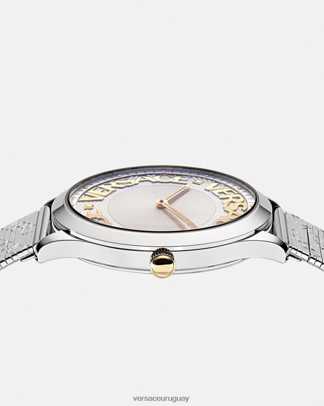 Versace reloj con logo halo mujer pnul accesorios H88R0H969