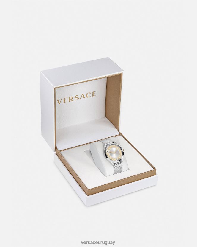 Versace reloj con logo halo mujer pnul accesorios H88R0H969