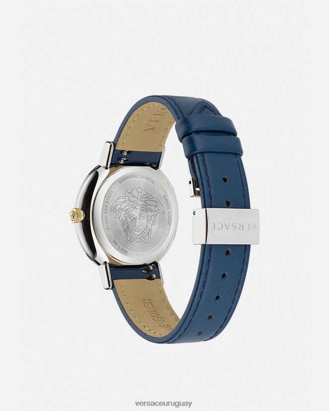 Versace reloj greca chic mujer azul accesorios H88R0H961