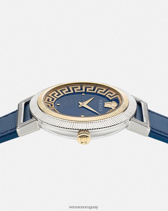 Versace reloj greca chic mujer azul accesorios H88R0H961