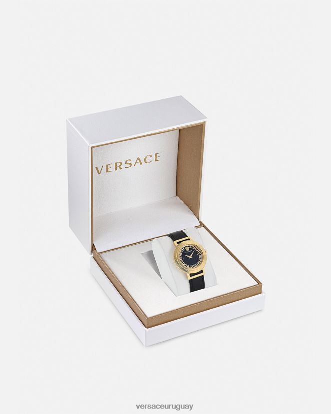 Versace reloj greca chic mujer oro negro accesorios H88R0H960