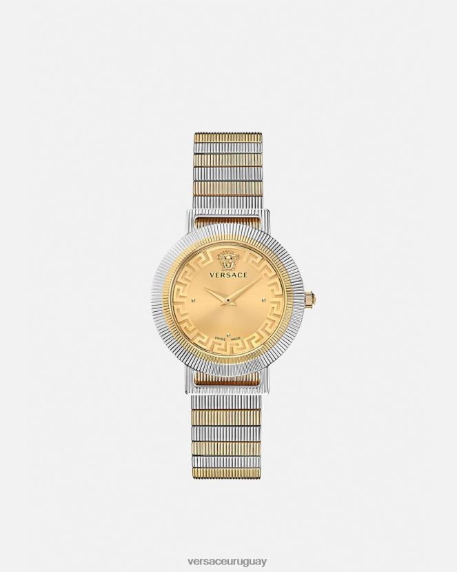 Versace reloj greca chic mujer oro plata accesorios H88R0H971