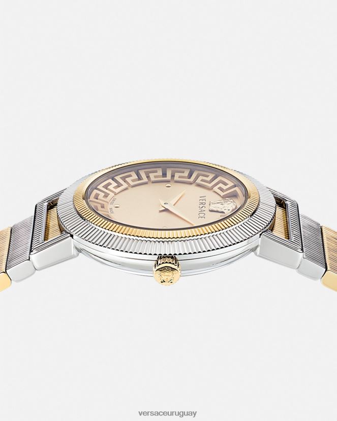 Versace reloj greca chic mujer oro plata accesorios H88R0H971