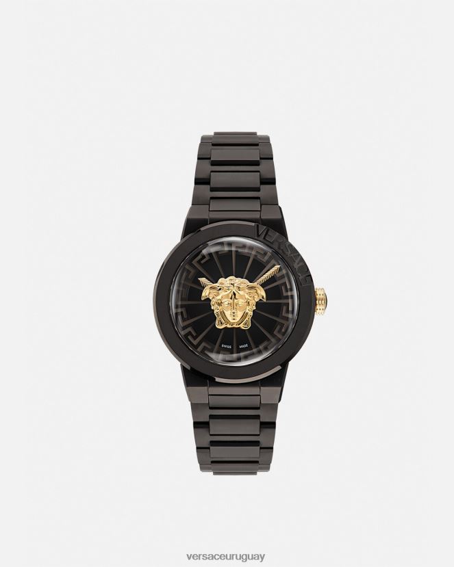 Versace reloj infinito medusa mujer negro accesorios H88R0H994