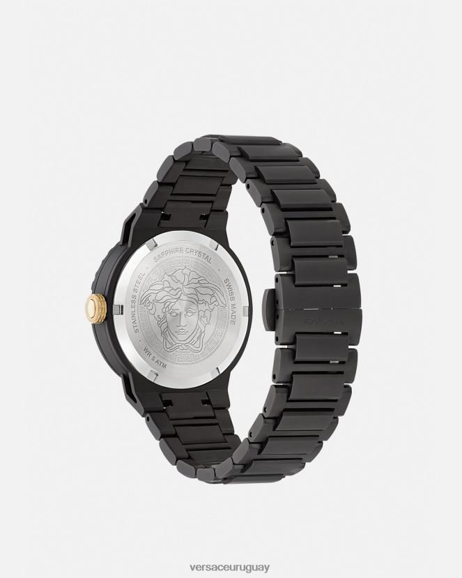 Versace reloj infinito medusa mujer negro accesorios H88R0H994