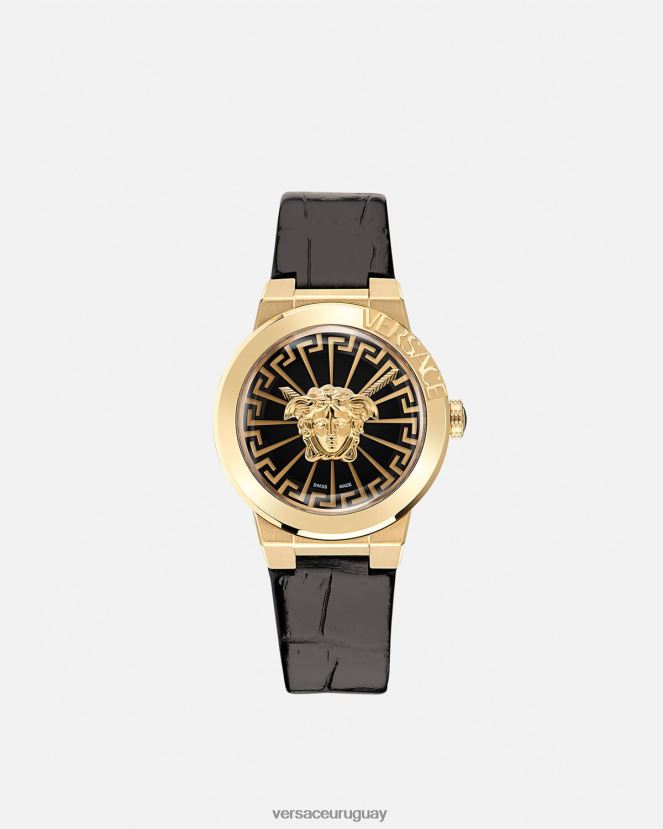 Versace reloj infinito medusa mujer oro negro accesorios H88R0H995