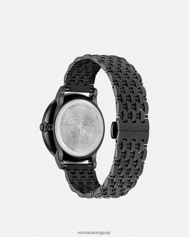 Versace reloj la medusa con diamantes mujer negro accesorios H88R0H973