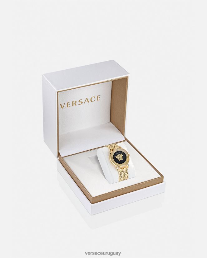Versace reloj la medusa con diamantes mujer oro negro accesorios H88R0H962