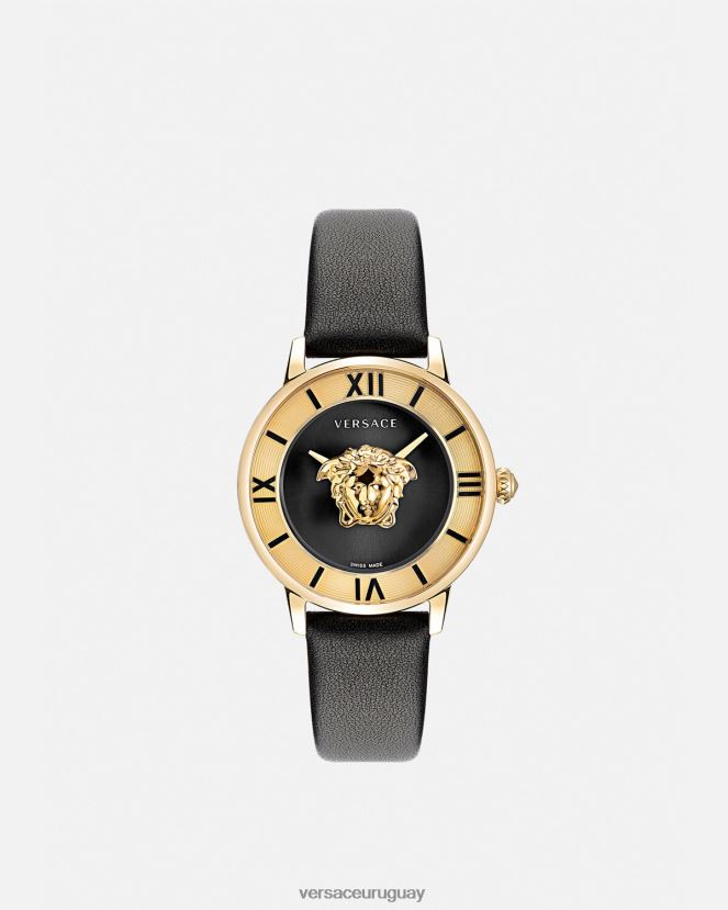 Versace reloj medusa mujer negro accesorios H88R0H986