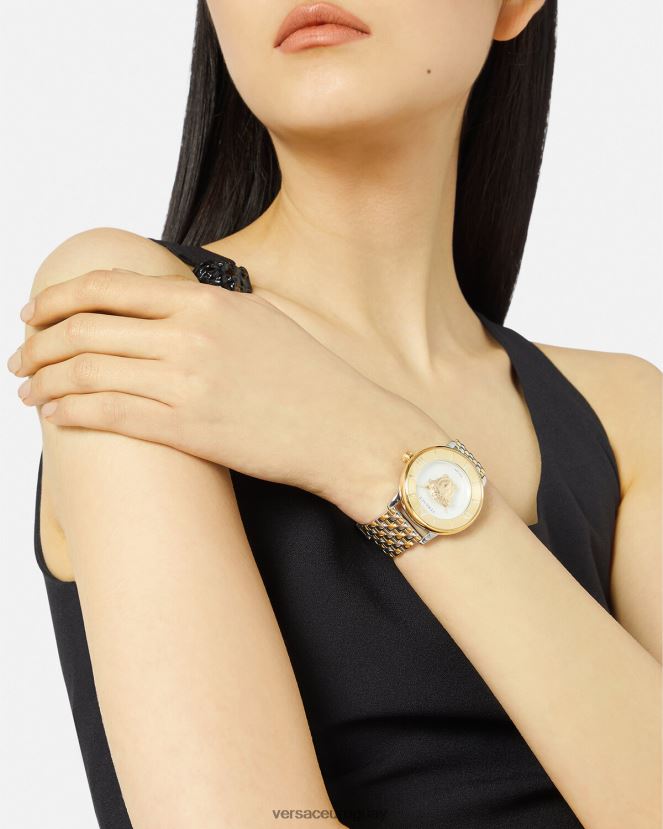 Versace reloj medusa mujer oro plata accesorios H88R0H990