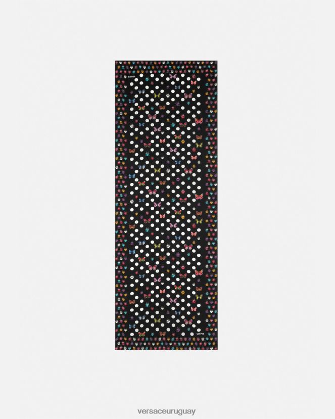 Versace chal de seda mariposas mujer imprimir accesorios H88R0H864
