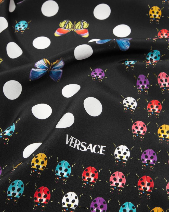 Versace chal de seda mariposas mujer imprimir accesorios H88R0H864