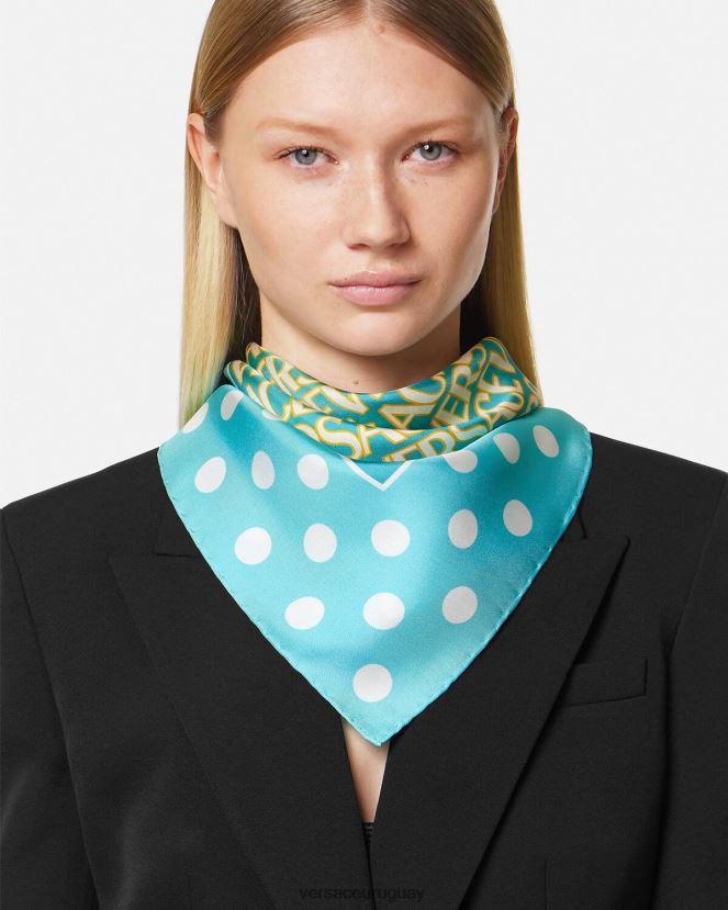 Versace fular de seda integral mujer imprimir accesorios H88R0H884