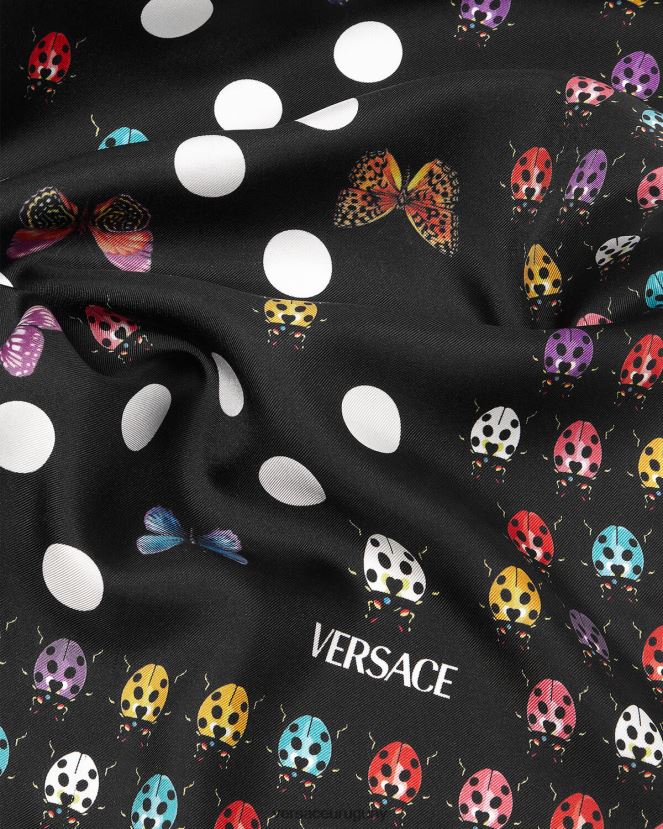 Versace fular de seda mariposas mujer imprimir accesorios H88R0H862