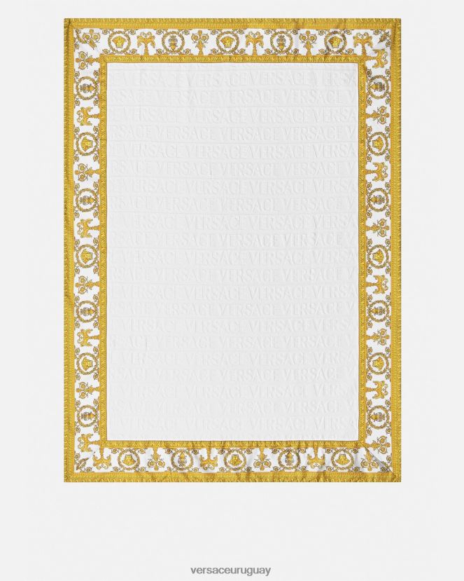 Versace i toalla de playa barroca mujer blanco ropa interior y ropa de playa H88R0H1199