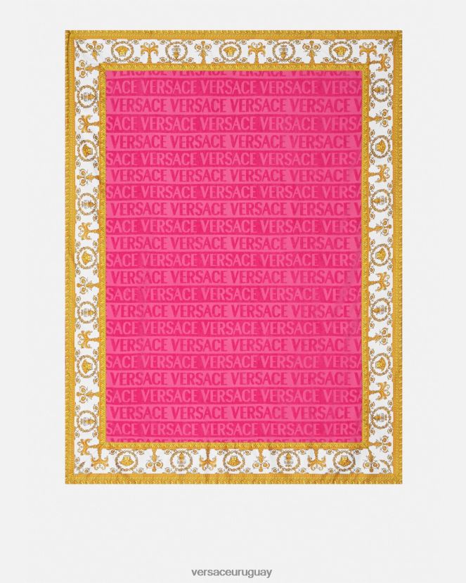 Versace i toalla de playa barroca mujer fucsia ropa interior y ropa de playa H88R0H1202