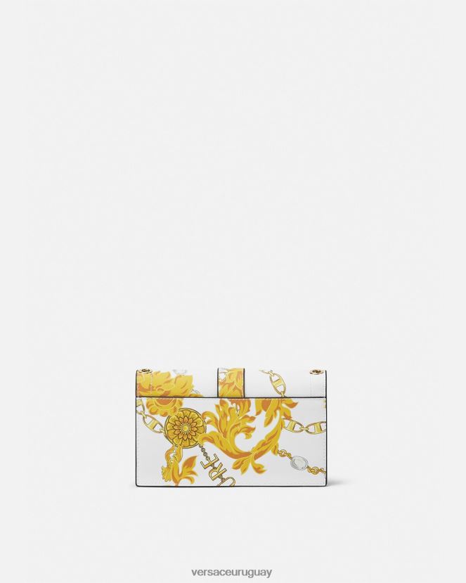 Versace bolso de hombro couture1 de cadena de alta costura mujer oro y blanco bolsas H88R0H2359