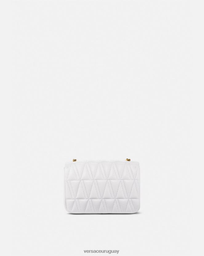 Versace bolso de hombro pequeño virtus mujer blanco bolsas H88R0H368