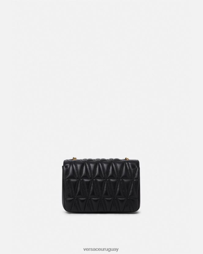 Versace bolso de hombro pequeño virtus mujer negro bolsas H88R0H367