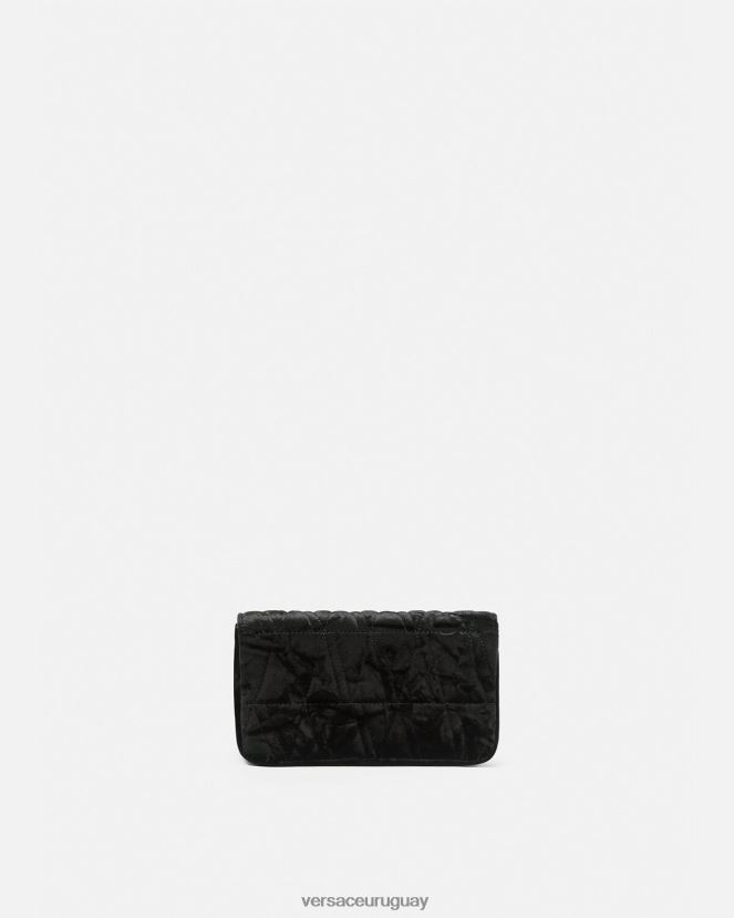 Versace bolso mini virtus de terciopelo mujer negro bolsas H88R0H377