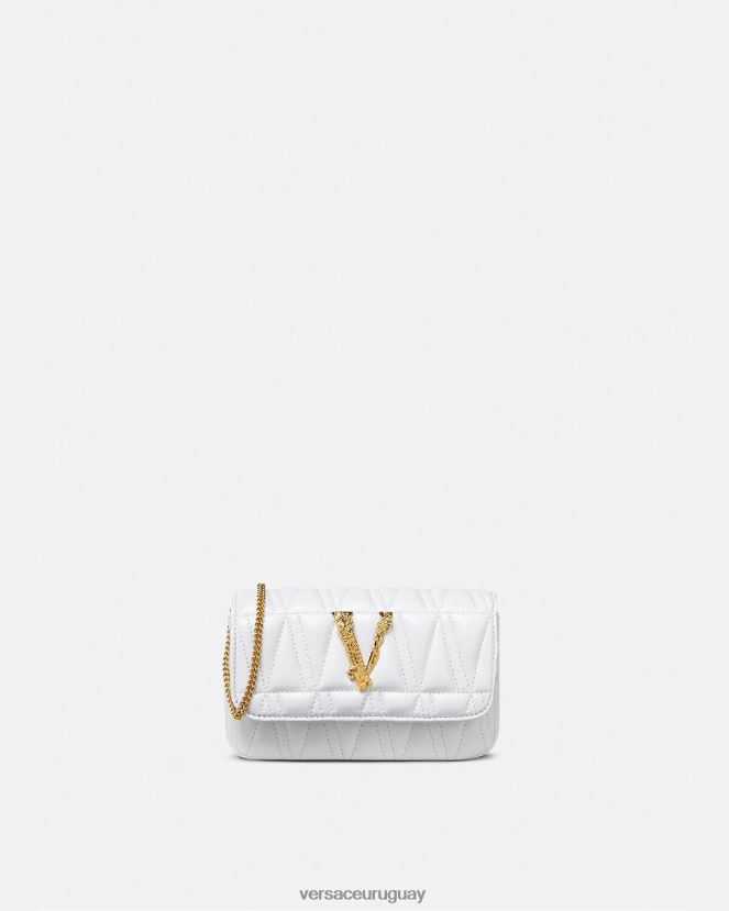 Versace bolso mini virtus mujer blanco bolsas H88R0H375
