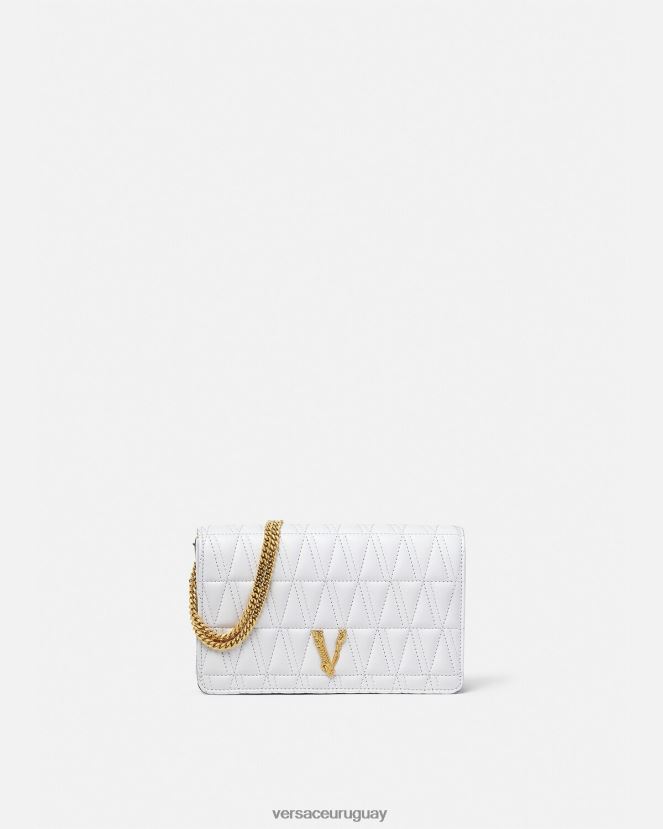 Versace embrague virtuoso mujer blanco bolsas H88R0H371