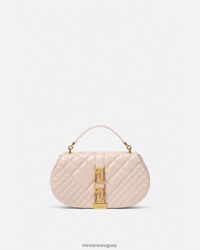 Versace bolso de hombro con greca diosa mujer Rosa claro bolsas H88R0H245
