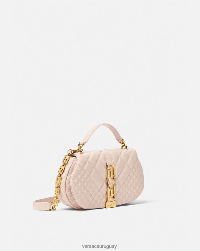 Versace bolso de hombro con greca diosa mujer Rosa claro bolsas H88R0H245