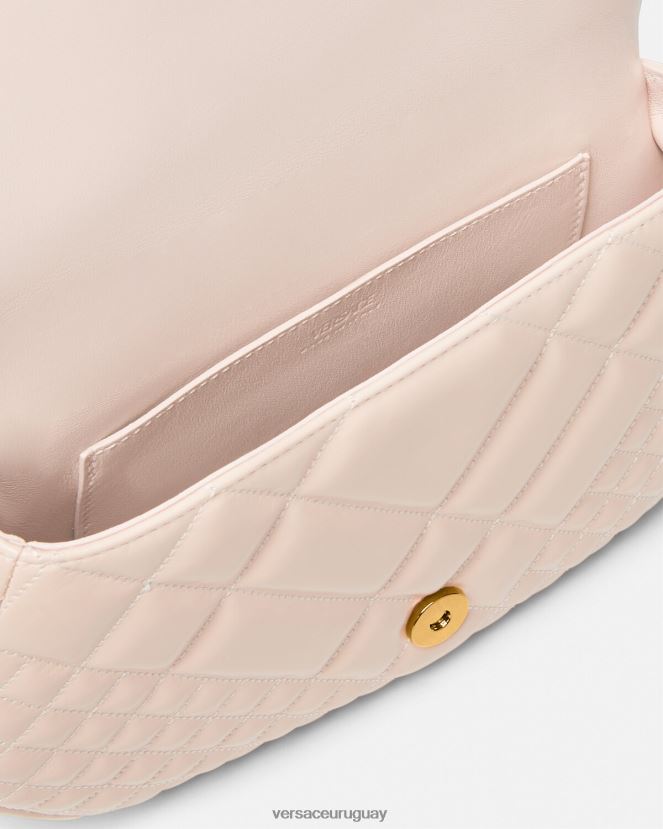 Versace bolso de hombro con greca diosa mujer Rosa claro bolsas H88R0H245