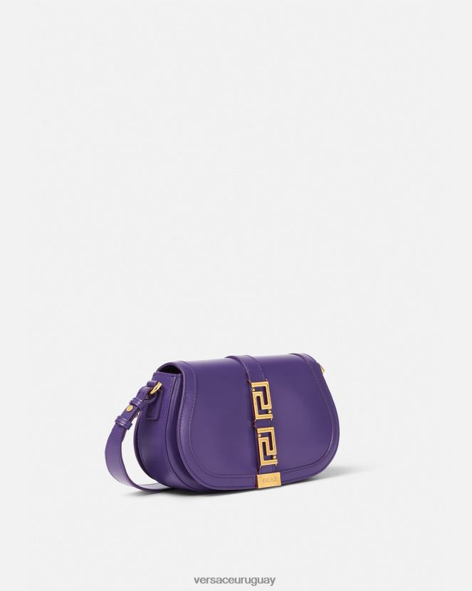 Versace bolso de hombro con greca diosa mujer Violeta bolsas H88R0H264