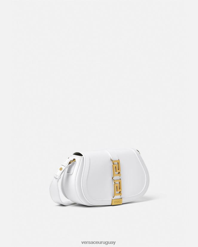 Versace bolso de hombro con greca diosa mujer blanco bolsas H88R0H253