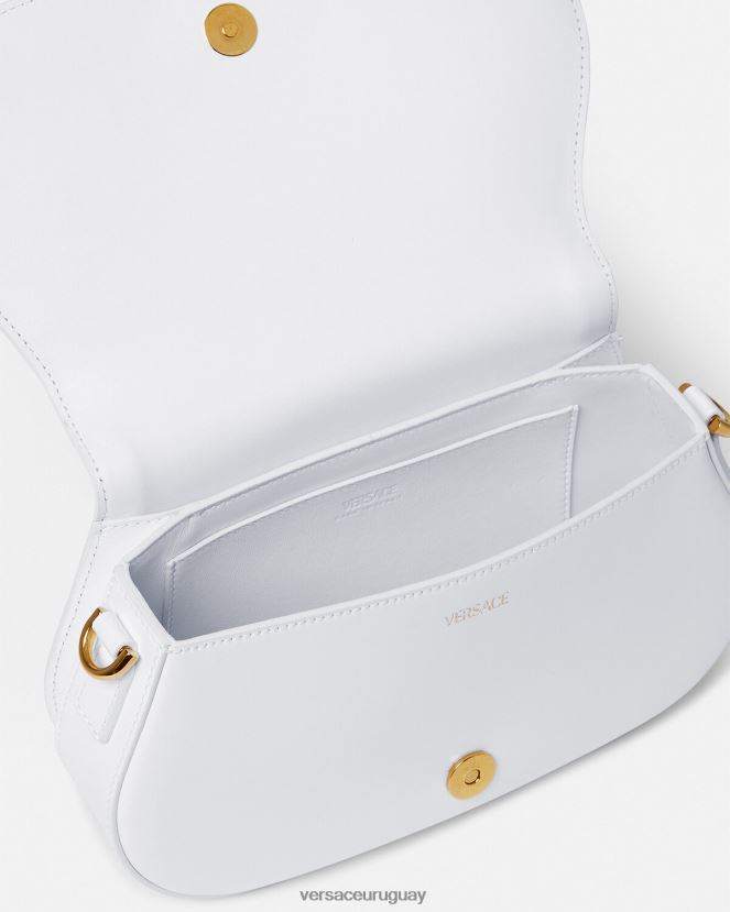 Versace bolso de hombro con greca diosa mujer blanco bolsas H88R0H253