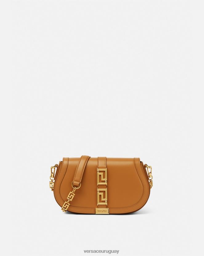 Versace bolso de hombro con greca diosa mujer caramelo bolsas H88R0H249