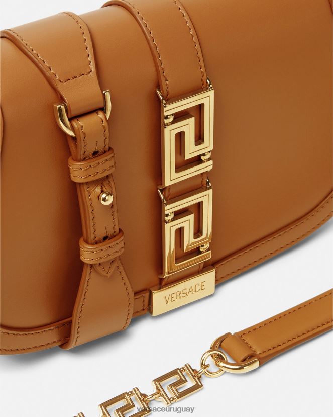 Versace bolso de hombro con greca diosa mujer caramelo bolsas H88R0H249