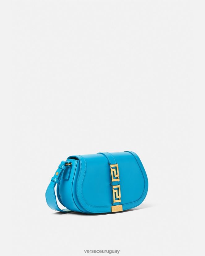 Versace bolso de hombro con greca diosa mujer dv azul bolsas H88R0H266