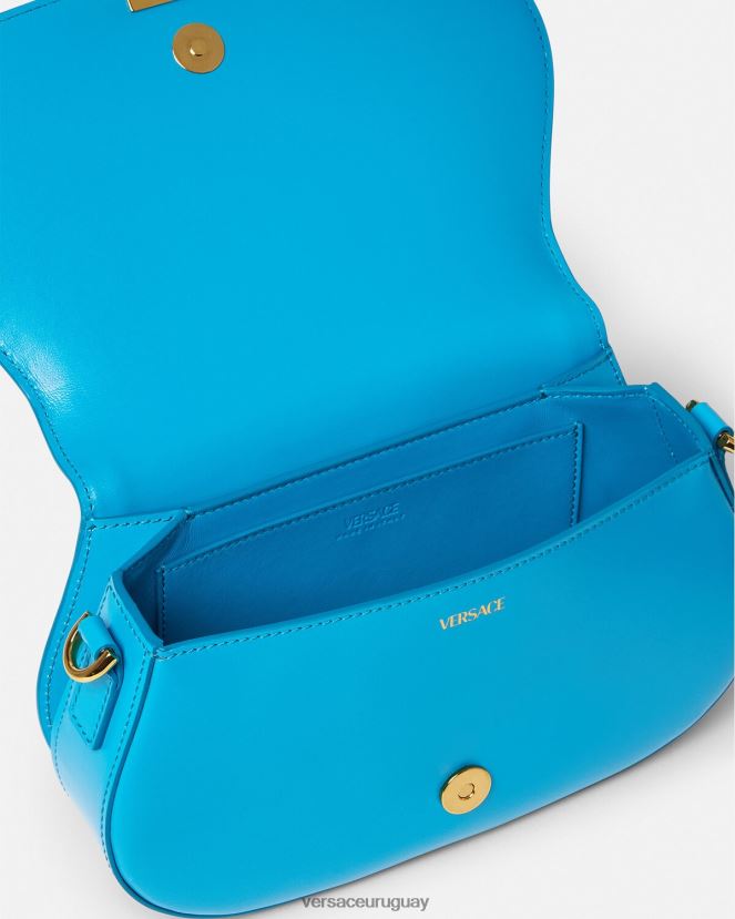 Versace bolso de hombro con greca diosa mujer dv azul bolsas H88R0H266