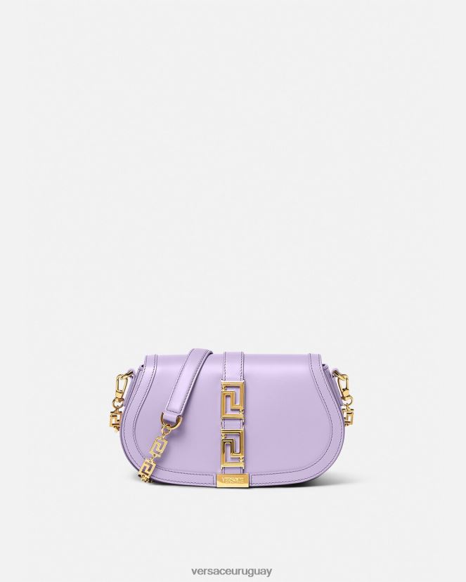 Versace bolso de hombro con greca diosa mujer lila bolsas H88R0H265