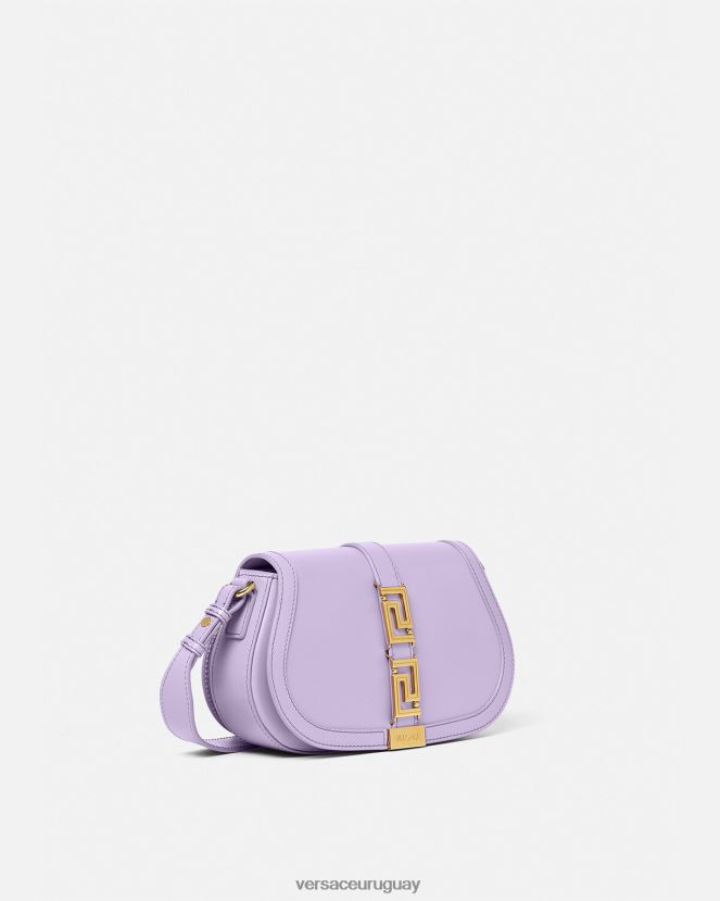 Versace bolso de hombro con greca diosa mujer lila bolsas H88R0H265