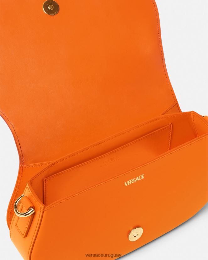 Versace bolso de hombro con greca diosa mujer naranja bolsas H88R0H250