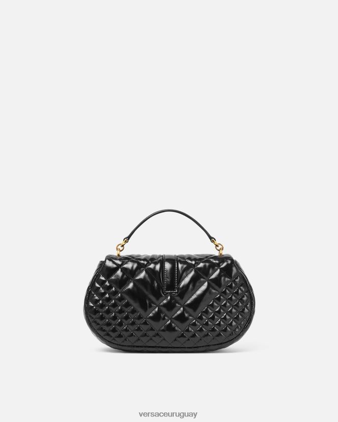 Versace bolso de hombro con greca diosa mujer negro bolsas H88R0H246