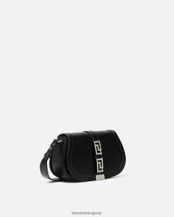 Versace bolso de hombro con greca diosa mujer negro bolsas H88R0H248