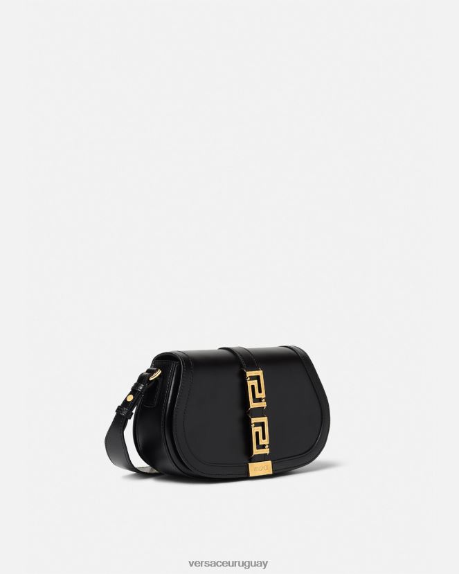 Versace bolso de hombro con greca diosa mujer negro bolsas H88R0H251