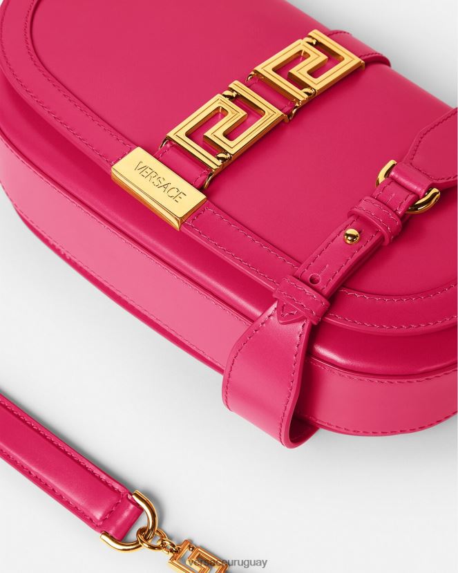 Versace bolso de hombro con greca diosa mujer rosa bolsas H88R0H252