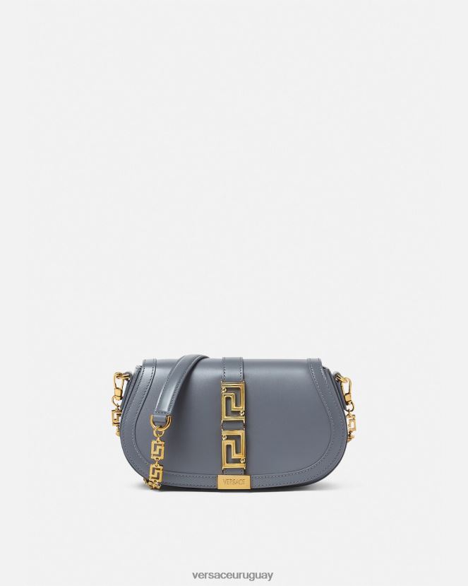 Versace bolso de hombro con greca diosa mujer un color bolsas H88R0H267