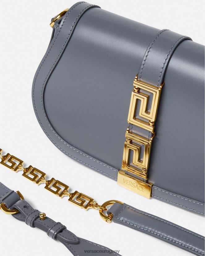 Versace bolso de hombro con greca diosa mujer un color bolsas H88R0H267