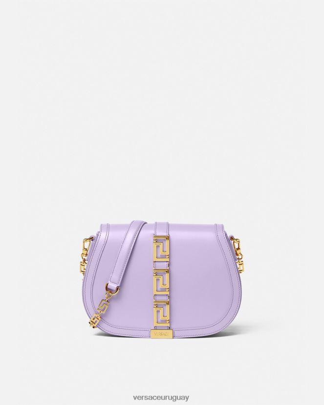 Versace bolso de hombro grande con greca diosa mujer lila bolsas H88R0H272
