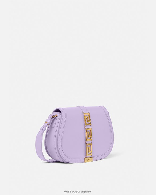 Versace bolso de hombro grande con greca diosa mujer lila bolsas H88R0H272