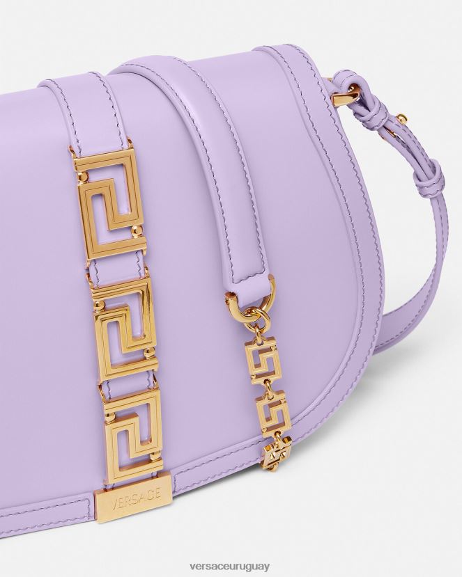 Versace bolso de hombro grande con greca diosa mujer lila bolsas H88R0H272