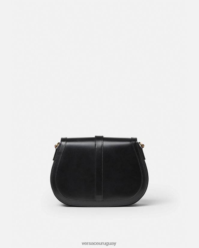 Versace bolso de hombro grande con greca diosa mujer negro bolsas H88R0H254