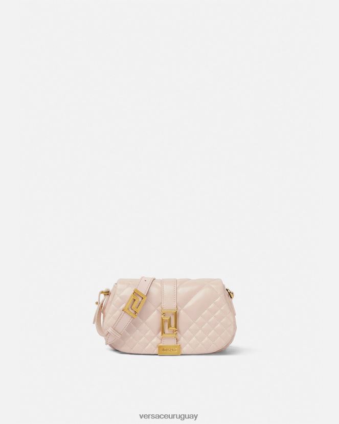 Versace bolso de hombro mini con greca diosa mujer Rosa claro bolsas H88R0H243